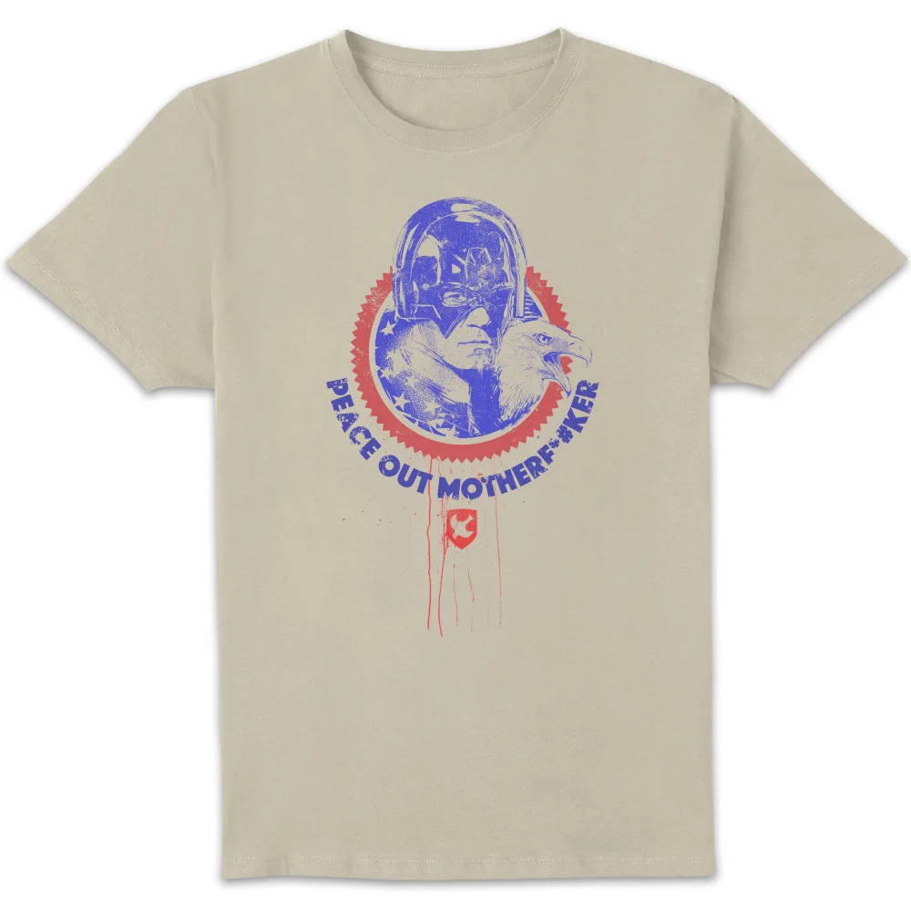 DC Comics Peacemaker Peace Out Motherf#%ker Unisex T-Shirt - Cream - S Image 1