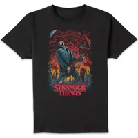 Stranger Things Guitar Unisex T-Shirt - Black