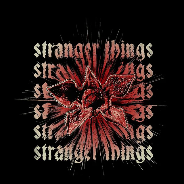 Stranger Things Demogorgon Unisex T-Shirt - Black