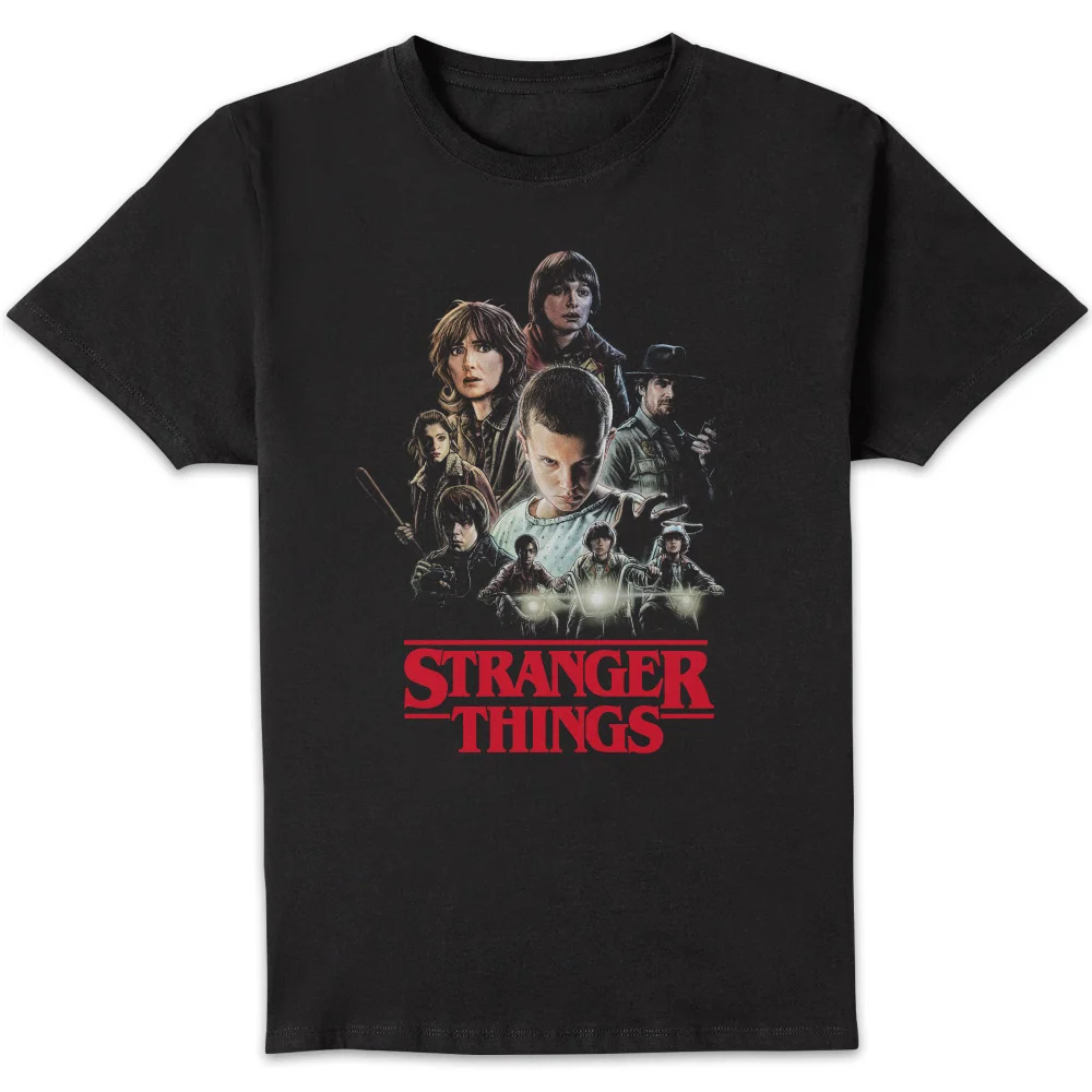 Stranger Things Season One Poster Unisex T-Shirt - Black - S Image 1