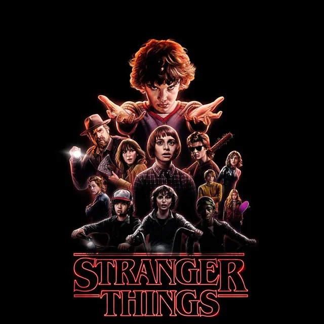 Stranger Things Season Two Poster Unisex T-Shirt - Black