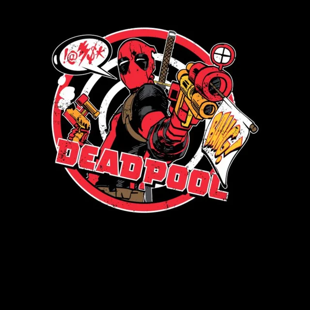 Marvel Deadpool Badge Unisex T-Shirt - Black