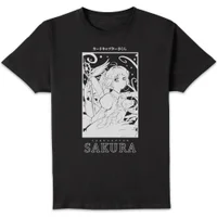Cardcaptor Sakura Monochrome Box Unisex T-Shirt - Black