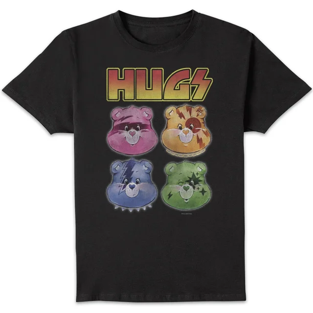 Care Bears Hugs Unisex T-Shirt - Black