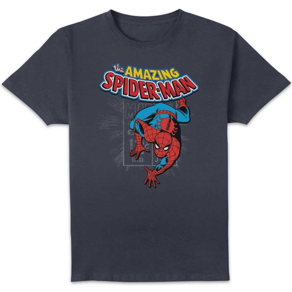 Marvel Amazing Spider Man Unisex T-Shirt - Navy - S Image 1