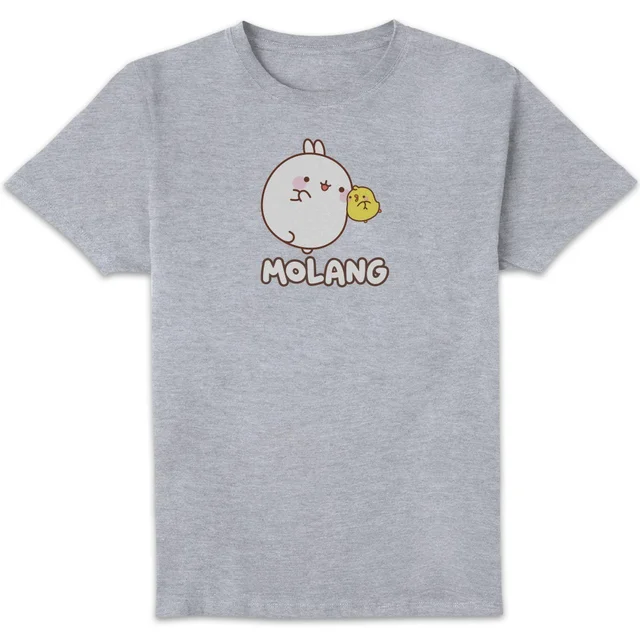 Molang And Pui Pui Unisex T-Shirt - Grey