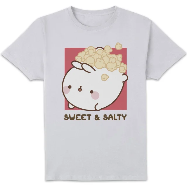 Molang Popcorn Box Unisex T-Shirt - White