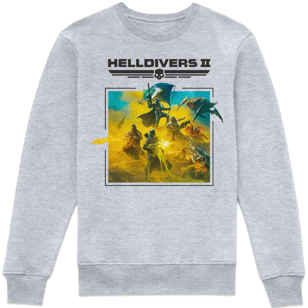 Helldivers II Poster Sweatshirt - Grey - XS Image 1