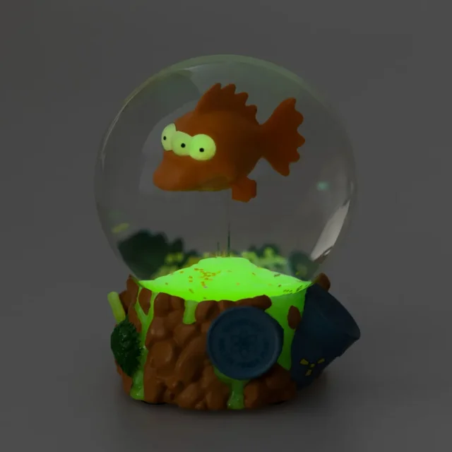 The Simpsons Blinky The Three Eyed Fish Snow Globe