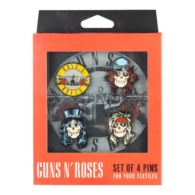 Guns N Roses 4 Pin Set