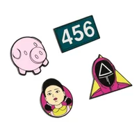 Squid Game 4 Pin Set - undefined undefined