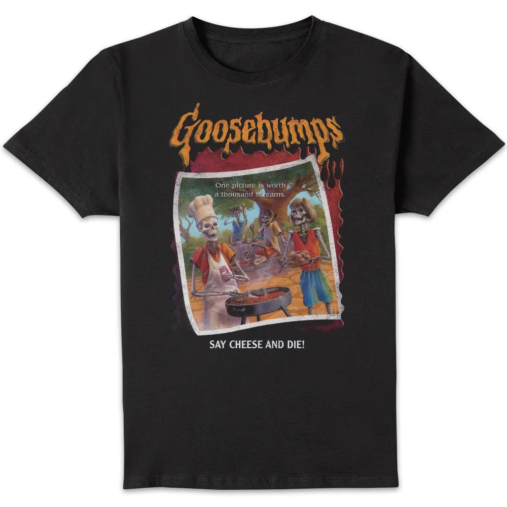Goosebumps Say Cheese And Die Unisex T-Shirt - Black - S Image 1