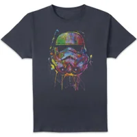 Star Wars Paint Splat Stormtrooper Unisex T-Shirt - Navy - undefined undefined