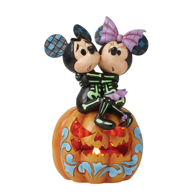 Spine-tingling Sweethearts (Mickey & Minnie LED Pumpkin)