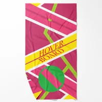 Back To The Future Hoverboard Beach Towel