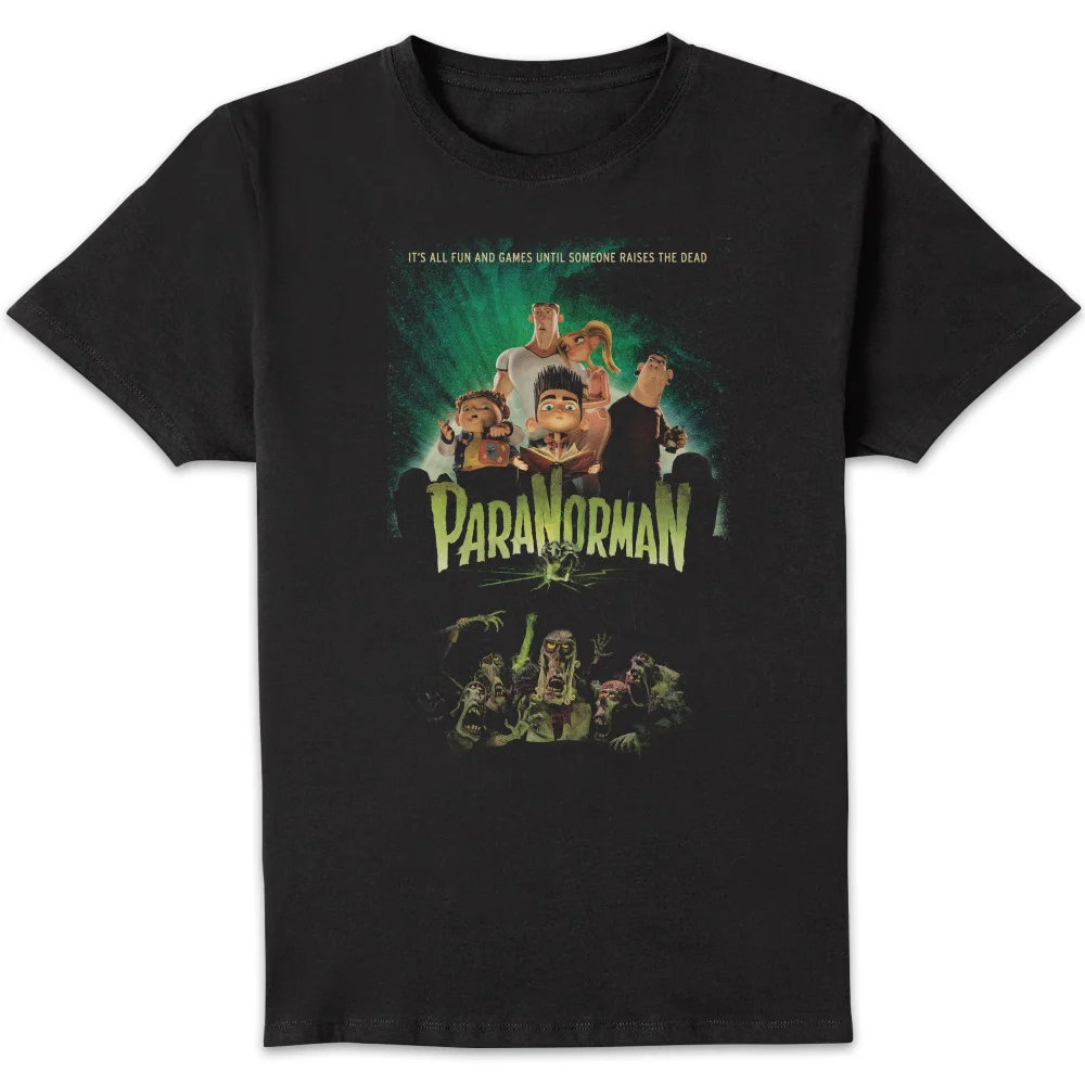 Paranorman Group Poster Unisex T-Shirt - Black - 3XL Image 1