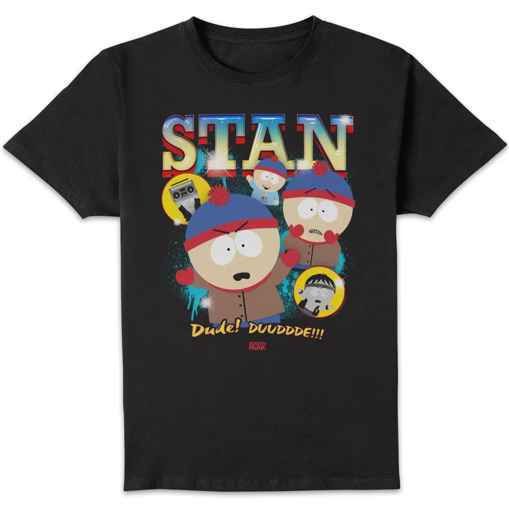 South Park Stan Bootleg Unisex T-Shirt - Black - S Image 1