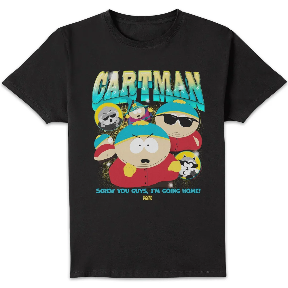 South Park Cartman Bootleg Unisex T-Shirt - Black - S Image 1