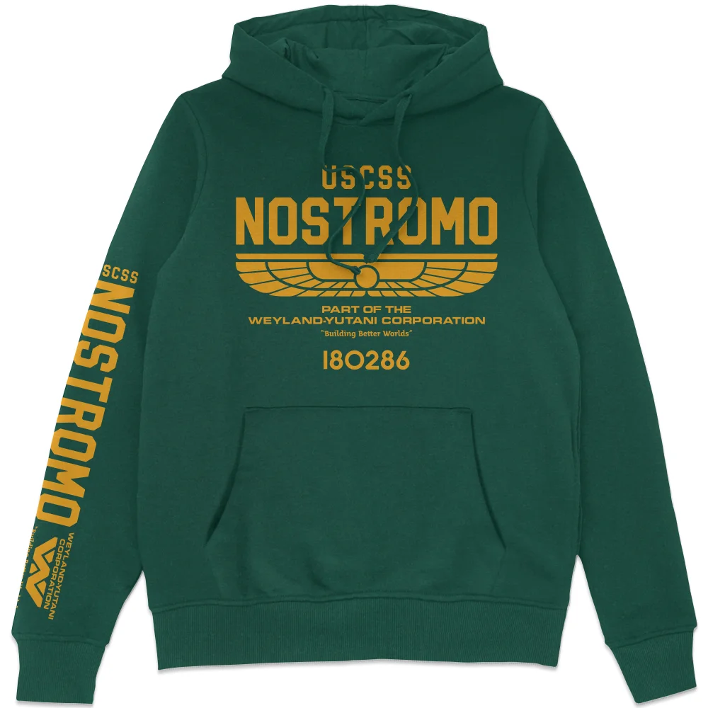 Alien Nostromo Hoodie - Green - M Image 1
