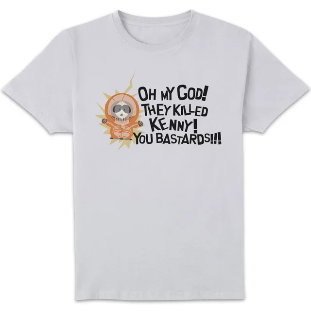 South Park Oh My God They Killed Kenny Tee Unisex T-Shirt - White