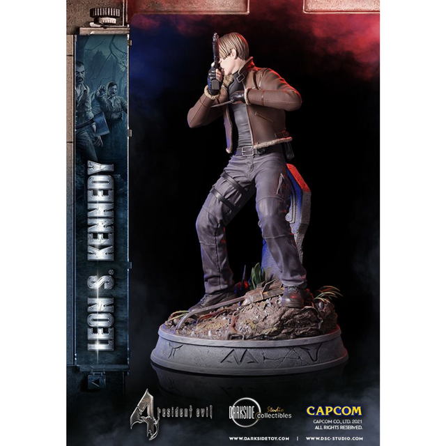 Leon Kennedy Resident Evil 4 Premium Statue by Darkside Collectibles Studio