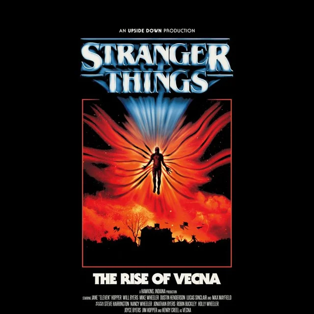 Stranger Things The Rise Of Vecna Unisex T-Shirt - Black