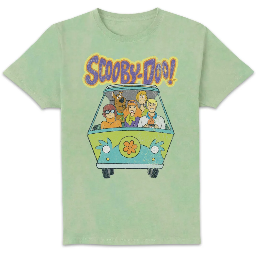 Scooby Doo Unisex T-Shirt - Mint Acid Wash - M Image 1