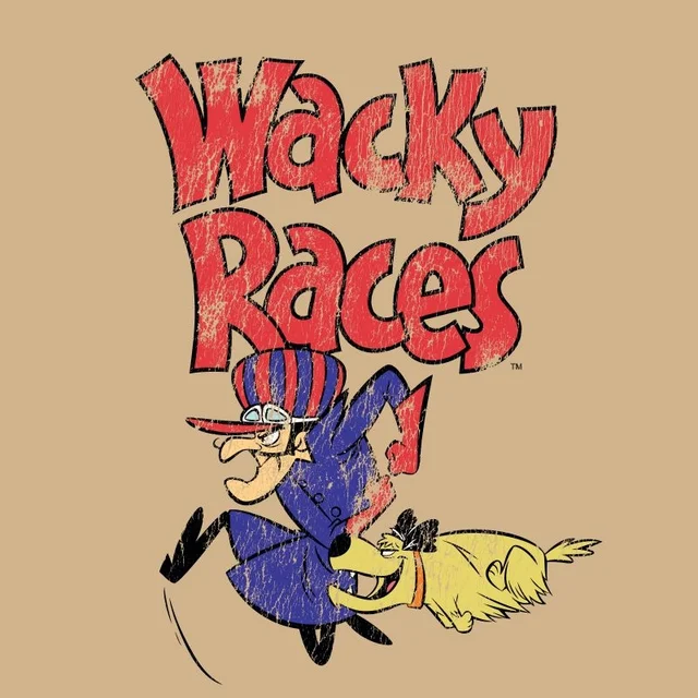 Wacky Races Logo Unisex T-Shirt - Tan