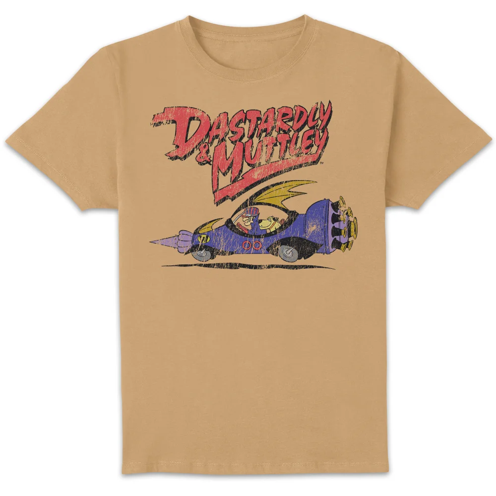 Wacky Races Dastardly And Muttley Unisex T-Shirt - Tan - XS Image 1