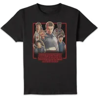 Stranger Things Poster Unisex T-Shirt - Black