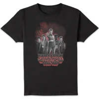 Stranger Things Lineup Unisex T-Shirt - Black