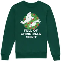 Ghostbusters Full Of Christmas Spirit Sweatshirt - Green