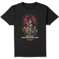 Stranger Things One Last Stranger Adventure Unisex T-Shirt - Black