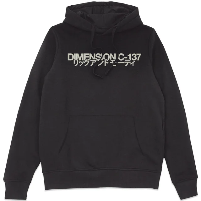 Rick and Morty C-137 Hoodie - Black