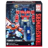 Transformers Toys Generations Power of the Primes Evolution Optimus Prime Action Figure