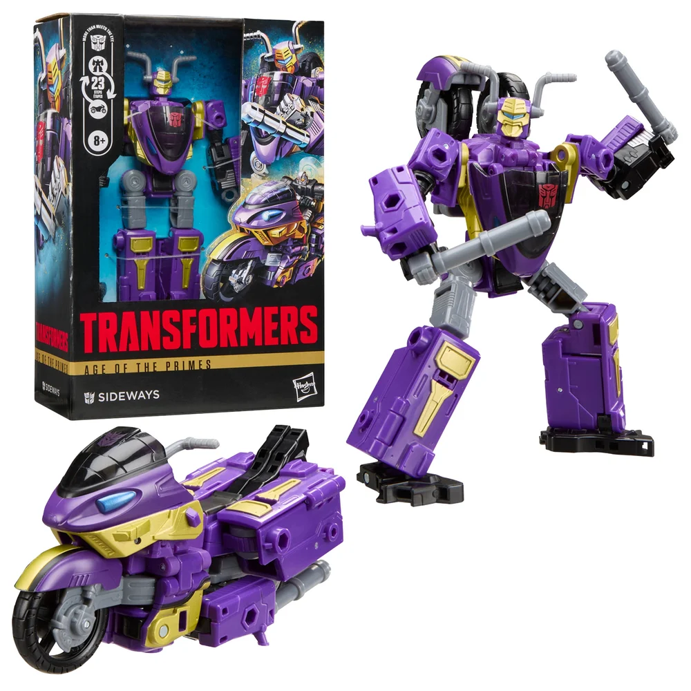 Transformers Age of the Primes Voyager Class Sideways Action Figure Set Image 1