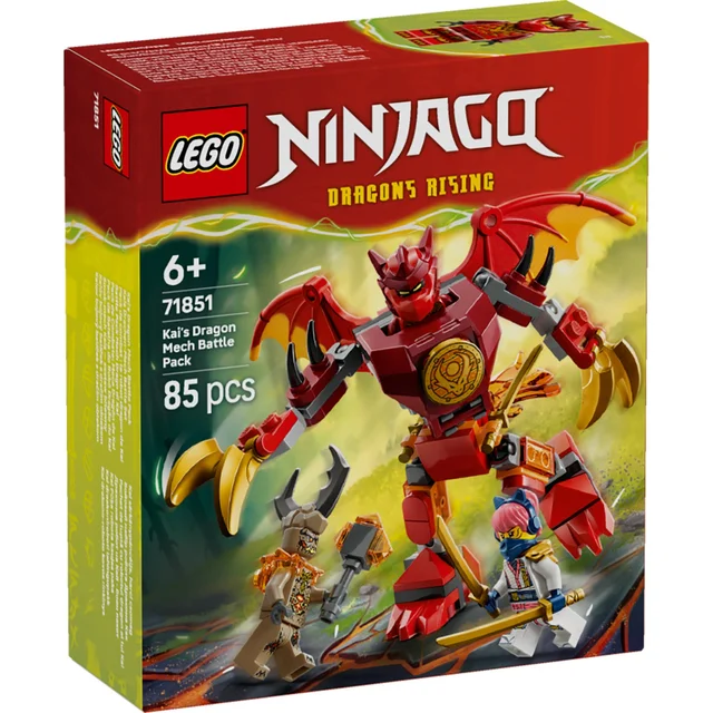 LEGO NINJAGO Kai’s Dragon Mech Battle Pack Ninja Toy 71851