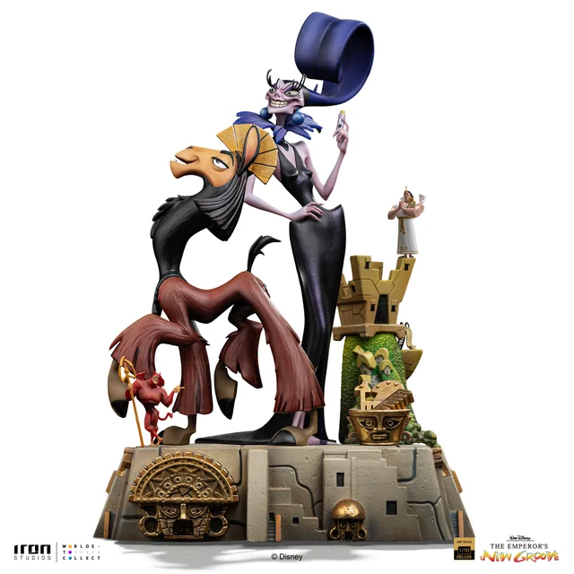 Iron Studios Disney The Emperor's New Groove Art Scale 1/10 Kuzco and Yzma Figure