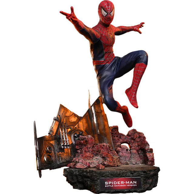 Hot Toys 1/6 Spider-Man Battle Damaged - Spider-Man Figure