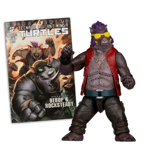 Teenage Mutant Ninja Turtles (Page Punchers) Bebop 5in Action Figure with Comic McFarlane Toys