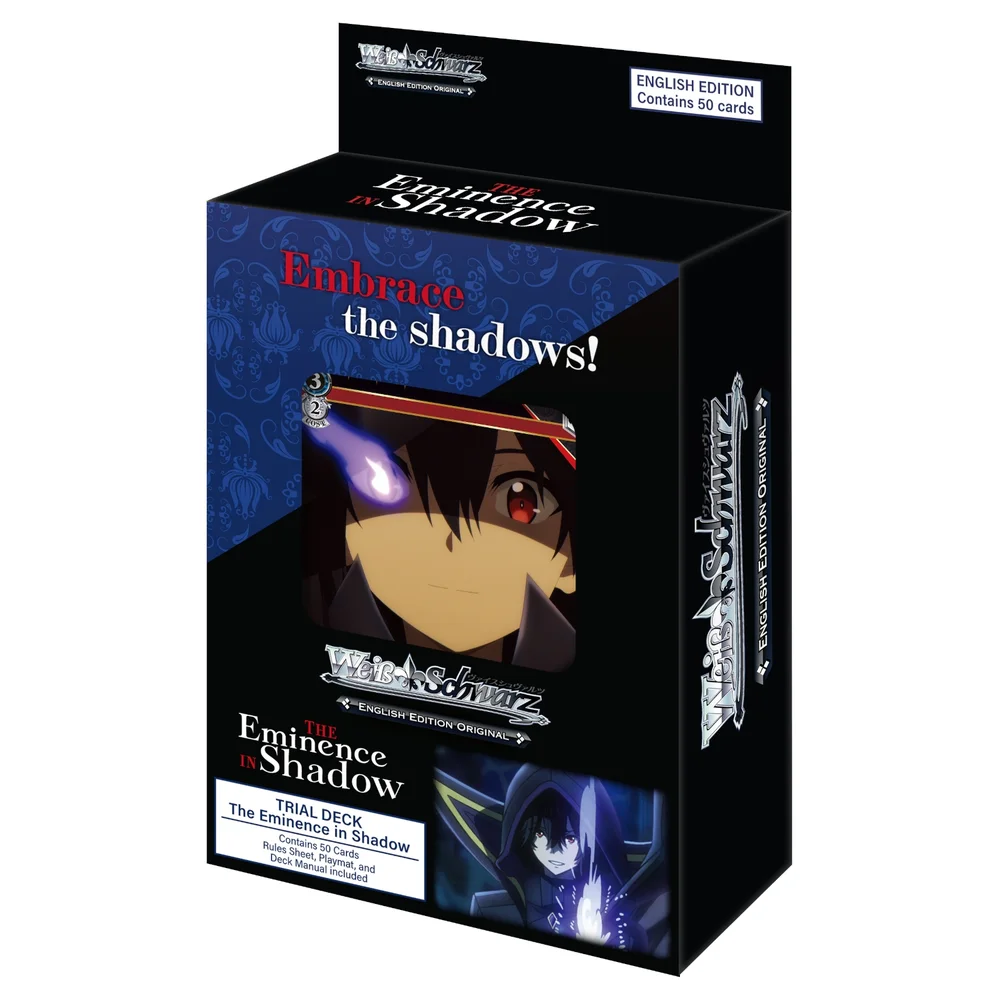 Weiss Schwarz Trading Card Game Trial Deck: The Eminence in Shadow Image 1