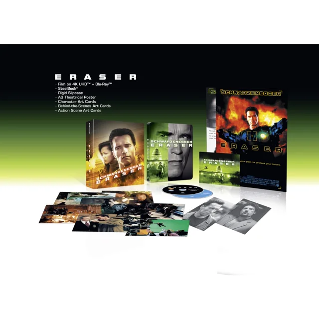 Eraser 4K Ultra HD Collector's Edition with SteelBook