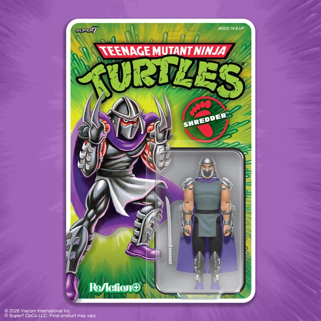 Teenage Mutant Ninja Turtles ReAction+ Wave 01 - Shredder Super7