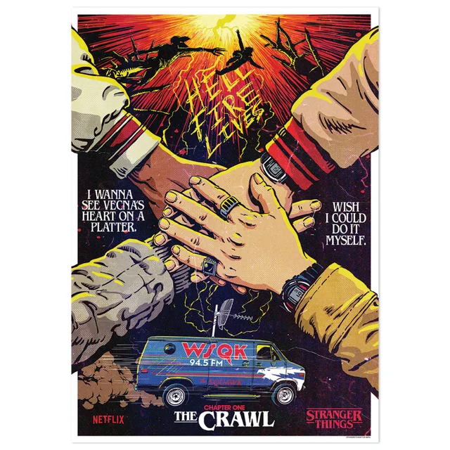 Stranger Things 5 - 'The Crawl' Art Print