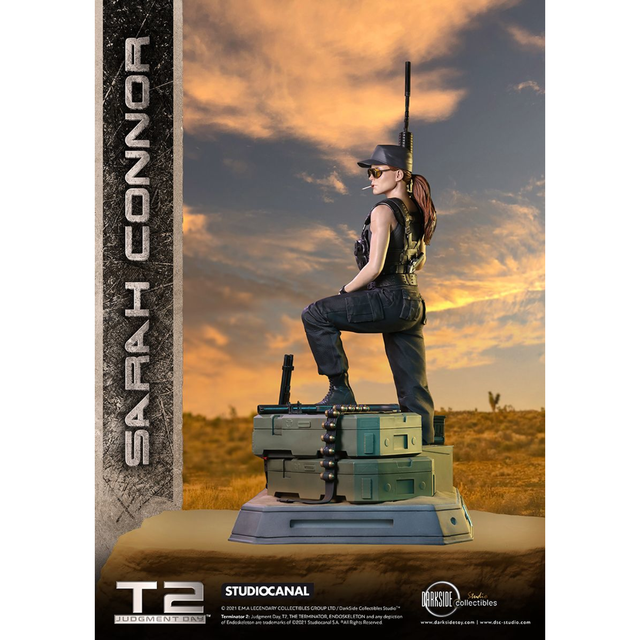 Sarah Connor 1:3 Scale Premium Statue Terminator 2 Judgment Day 30th Anniversary Exclusive by Darkside Collectibles Studio