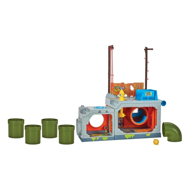 Teenage Mutant Ninja Turtles Building Secret Sewer Lid Playset Mutant Module 30cm