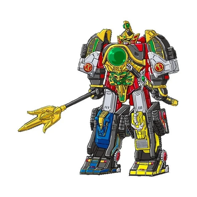 Mighty Morphin Power Rangers Thunder Megazord with Mega Power Sword Action Figure 28 cm