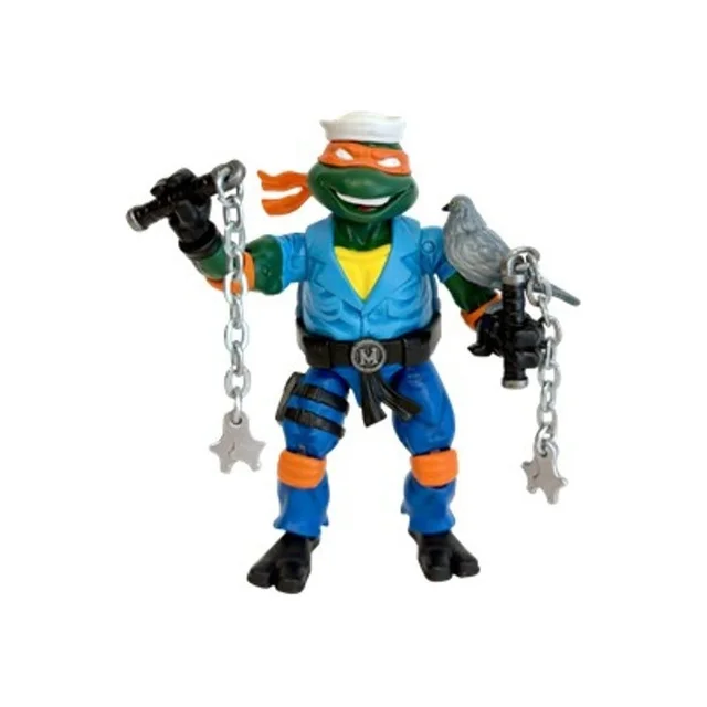 Teenage Mutant Ninja Turtles x G.I. Joe Crossover Classics Action Figure Michelangelo x Shipwreck 12 cm