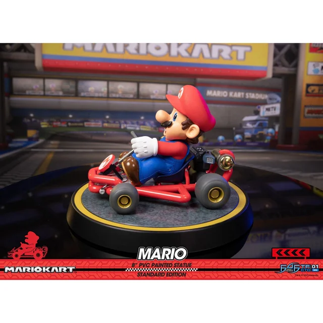 First 4 Figures Mario Kart Mario Standard Edition PVC Statue (19cm)
