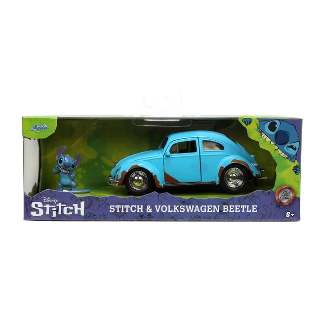 Lilo And Stitch 1959 VW Beetle W/Figure 1:32 Jada Toys